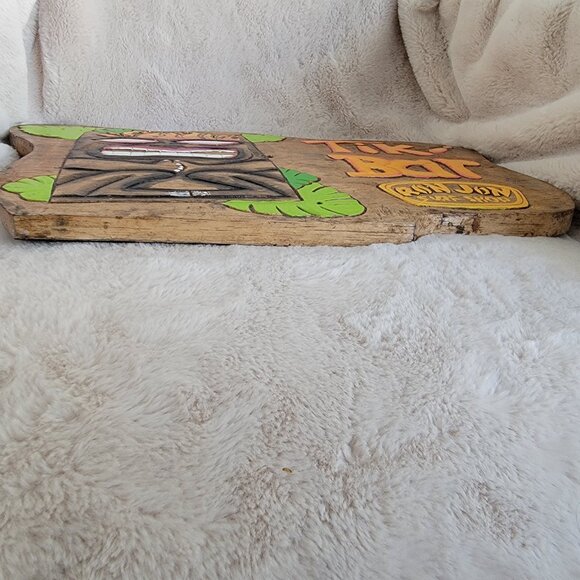 15" x 10½" Ron Jon Wood Decor Tiki Sign Bar Pool Man Cave Surfer Gift Nautical - Picture 14 of 16